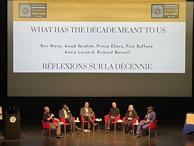 Panel discussion on stage